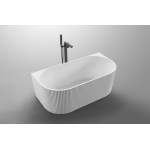 Free Standing Acrylic Bath BTW 6835G White 1700mm 